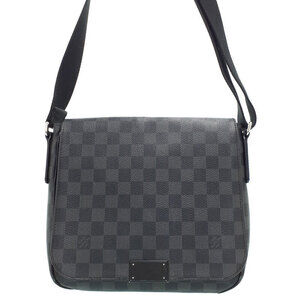 Louis Vuitton Damier Graphite Black District Shoulder Bag